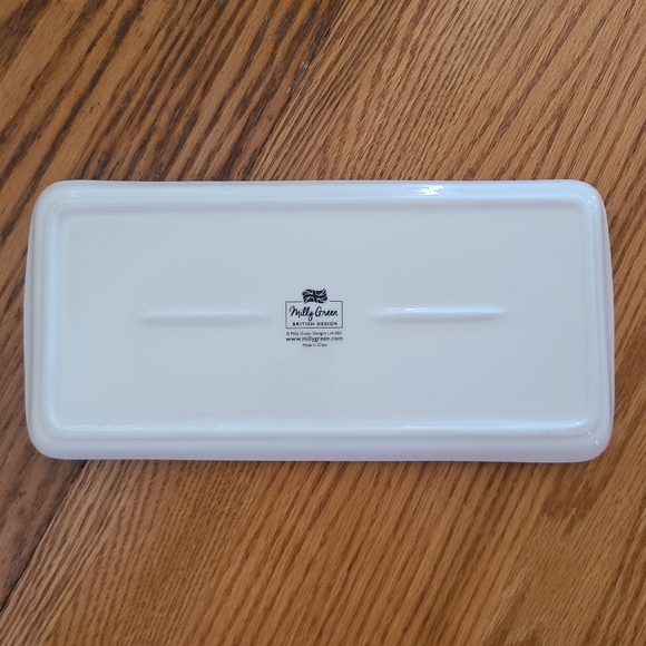 ๐50% OFF๐๐NWOTโผ๏ธ Milly Green British Design Snack Plate - Picture 7 of 10